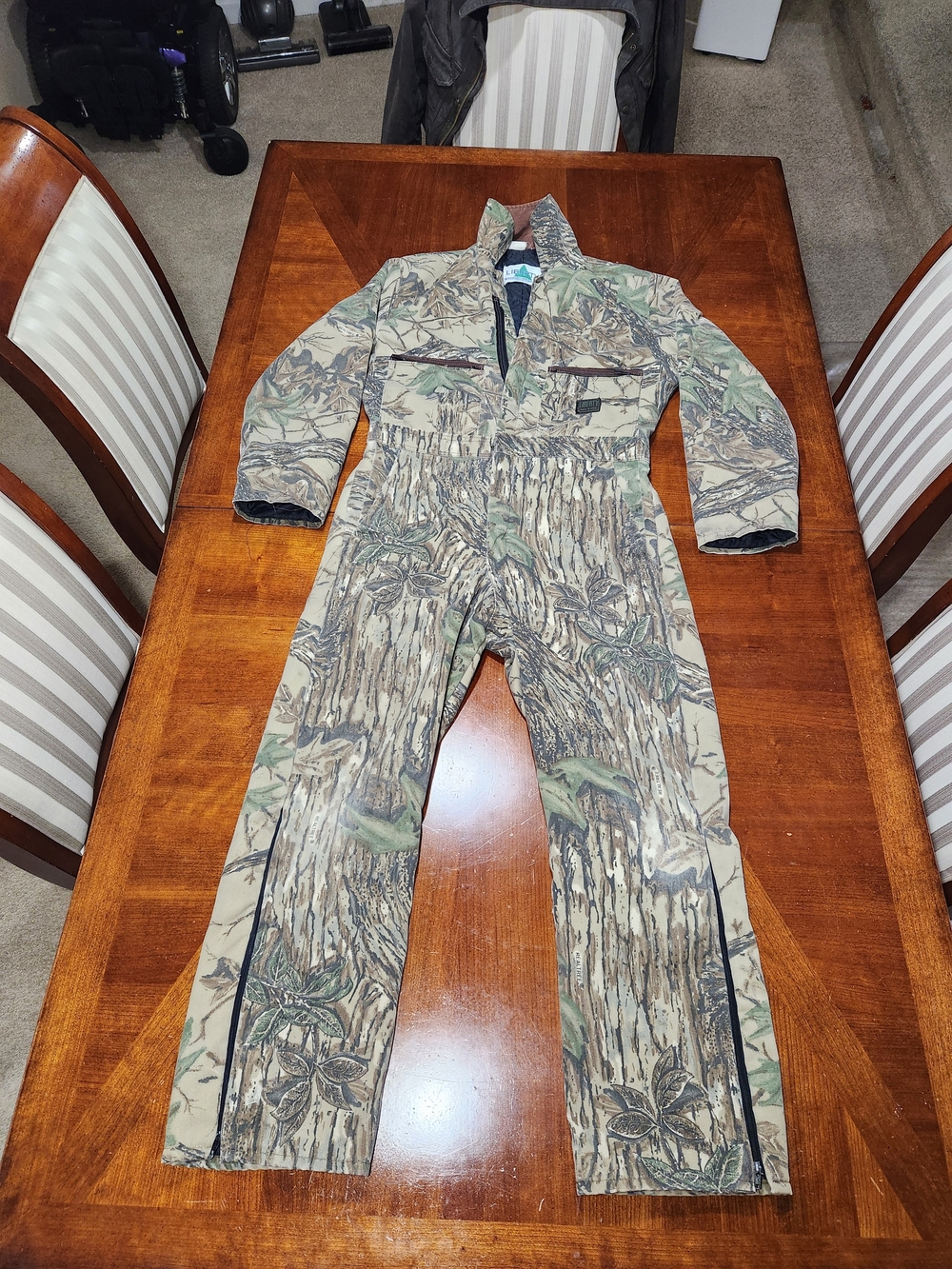 liberty Men's Realtree-Style Camo Insulated Jumpsuit